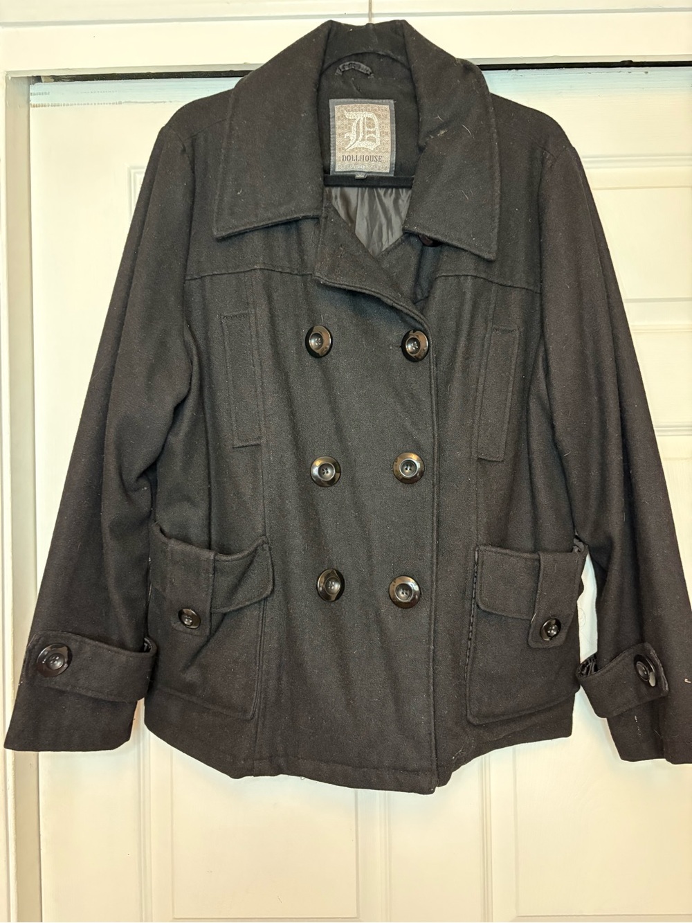 Dollhouse Black Wool blend Peacoat